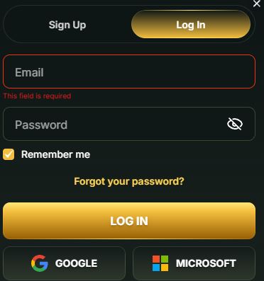 Golden-Roo-Casino-Login-Form